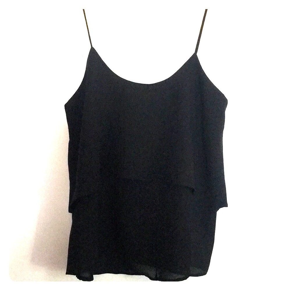 Black tank top